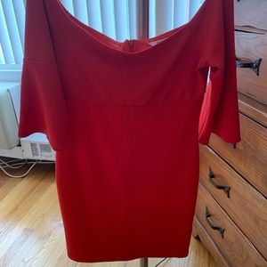 Miss Selfridge red dress
